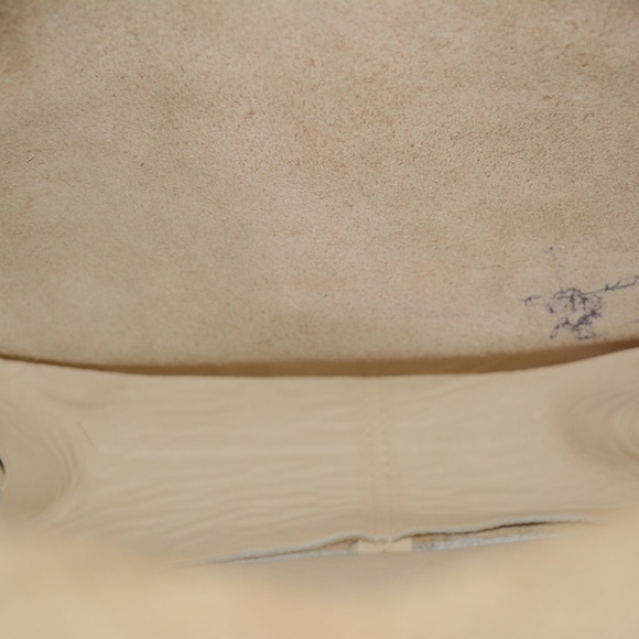 Vintage Y2K Coach Stewardess Bag Beige Leather Messenger Crossbody Purse 9525 - Picture 10 of 11